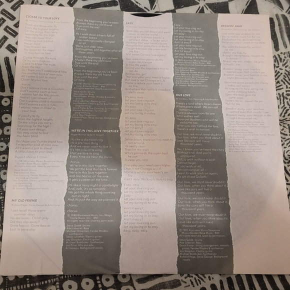 Al Jarreau "Breakin’ Away" Vinyl 1981 Warner Brothers Records USED VG+ Condition - Picture 5 of 7